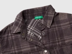 Velvet tartan shirt