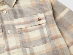 Velvet tartan shirt