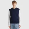 Vest in pure Merino wool