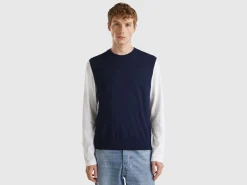 Vest in pure Merino wool