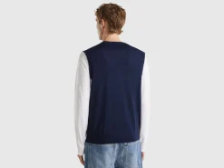 Vest in pure Merino wool