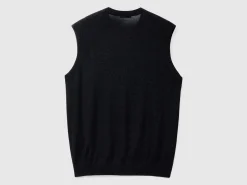 Vest in pure Merino wool