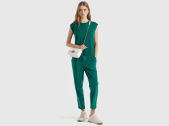 Vest in wool and viscose blend