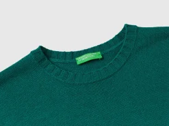 Vest in wool and viscose blend