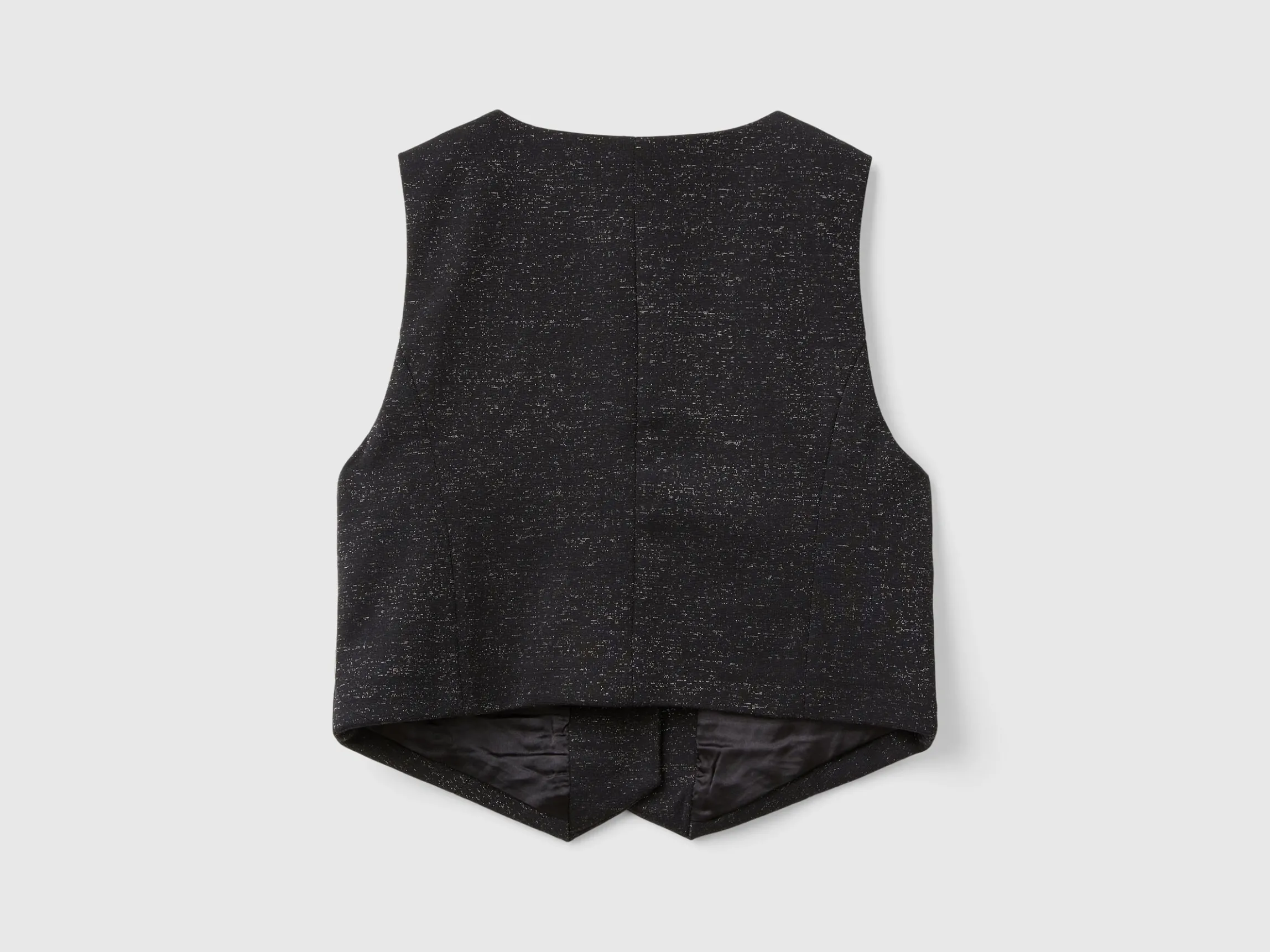 Vest with satin lining