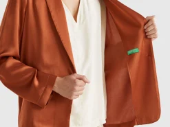 Viscose blazer