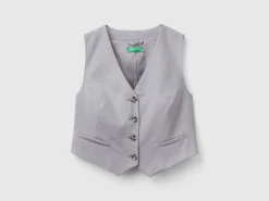 Viscose blend vest