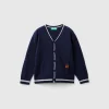 V-neck cardigan