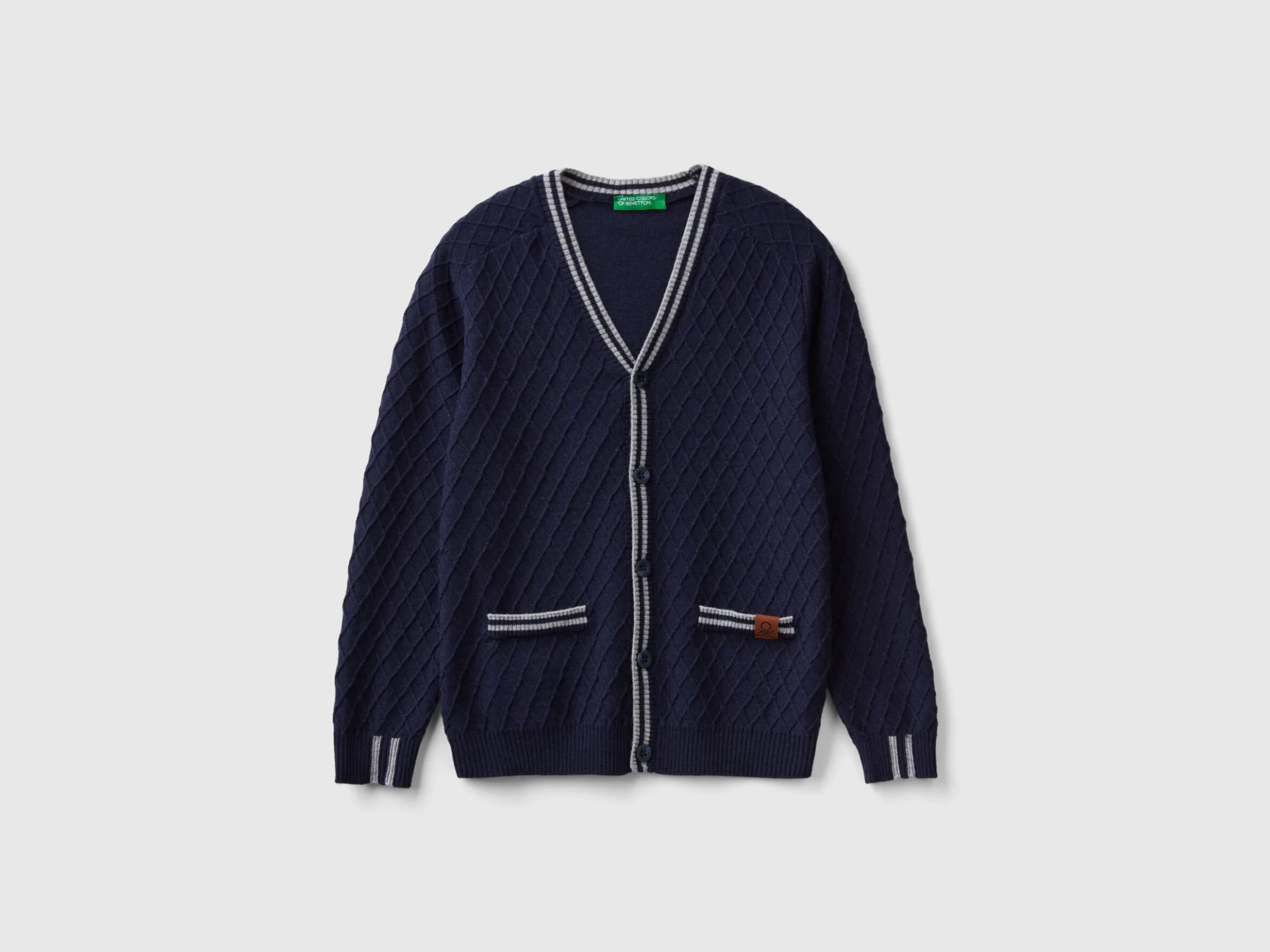 V-neck cardigan