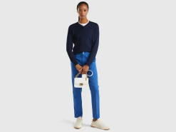 V-neck sweater in Modal® blend