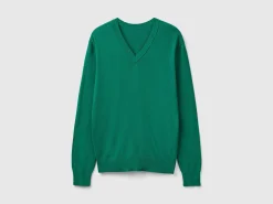 V-neck sweater in Modal® blend