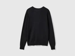 V-neck sweater in Modal® blend