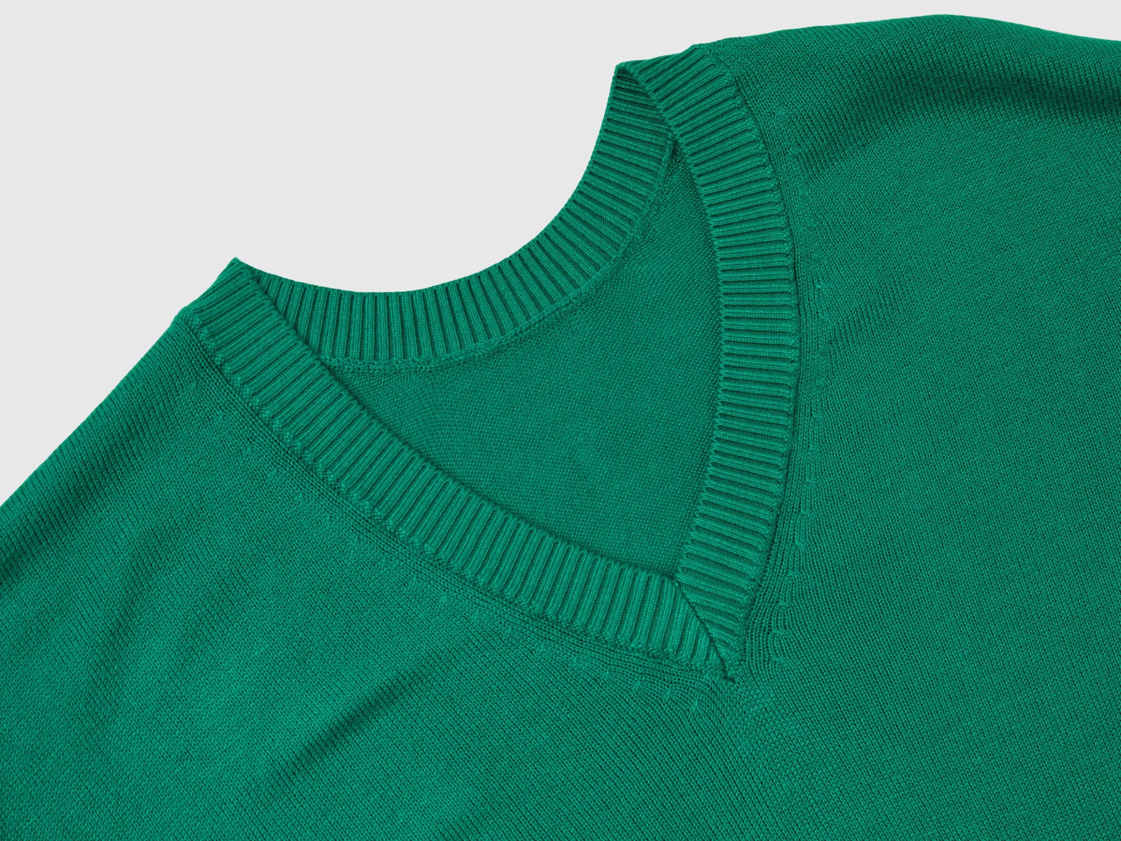 V-neck sweater in Modal® blend
