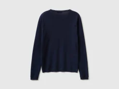 V-neck sweater in pure cotton