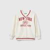 V-neck sweatshirt