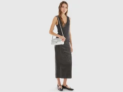 V-neck tank top with lurex