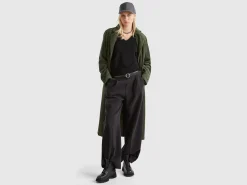 V-neck viscose blend sweater
