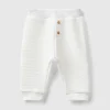 Warm cotton blend trousers