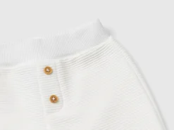 Warm cotton blend trousers