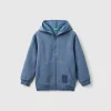 Warm hoodie with print