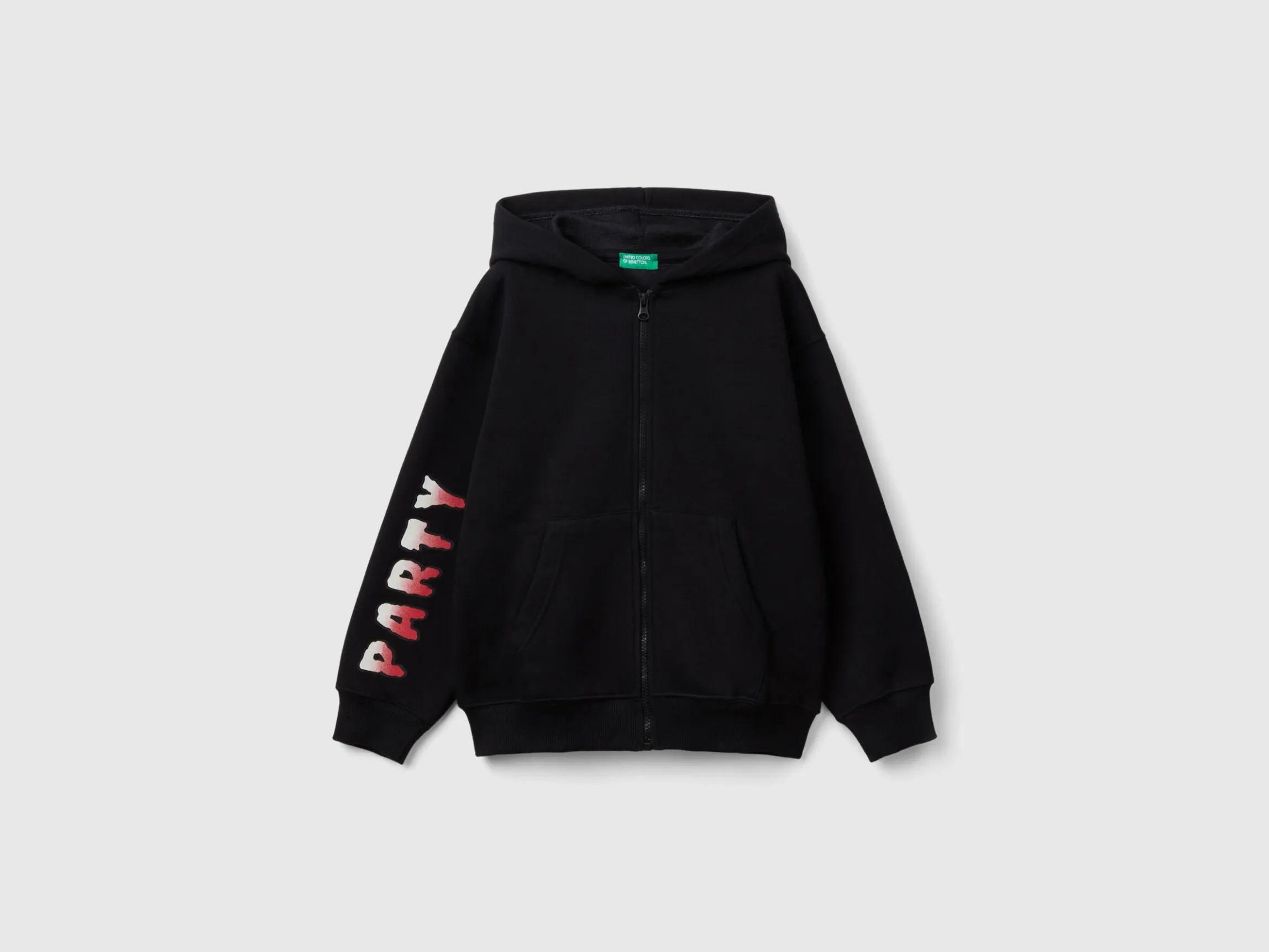 Warm hoodie with print
