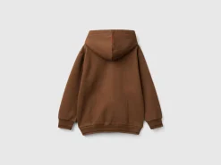 Warm hoodie with print