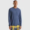 Warm stretch cotton sweater