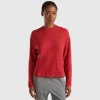 Warm stretch cotton top