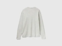 Warm stretch cotton top