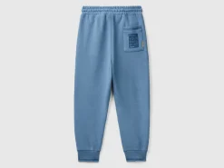 Warm sweatpants with print