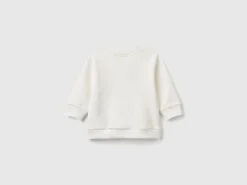 Warm sweatshirt with animal print