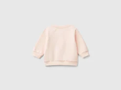 Warm sweatshirt with animal print