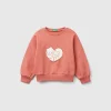 Warm sweatshirt with patch