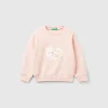 Warm sweatshirt with patch