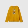 Warm t-shirt with logo print