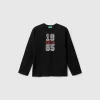 Warm t-shirt with logo print