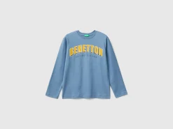 Warm t-shirt with logo print