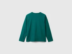 Warm t-shirt with logo print
