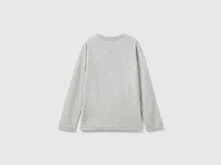 Warm t-shirt with logo print
