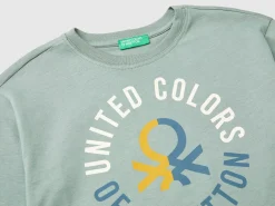 Warm t-shirt with logo print