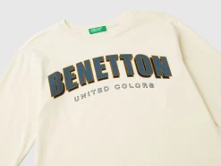 Warm t-shirt with logo print