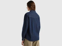 Western denim shirt