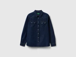 Western denim shirt