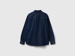 Western denim shirt