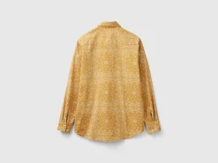 Western style shirt with bandana print
