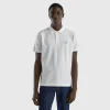 White regular fit polo