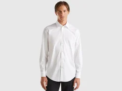 White shirt in organic cotton