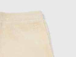 Wide chenille trousers