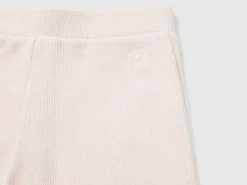 Wide chenille trousers