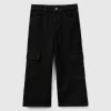 Wide fit cargo jeans